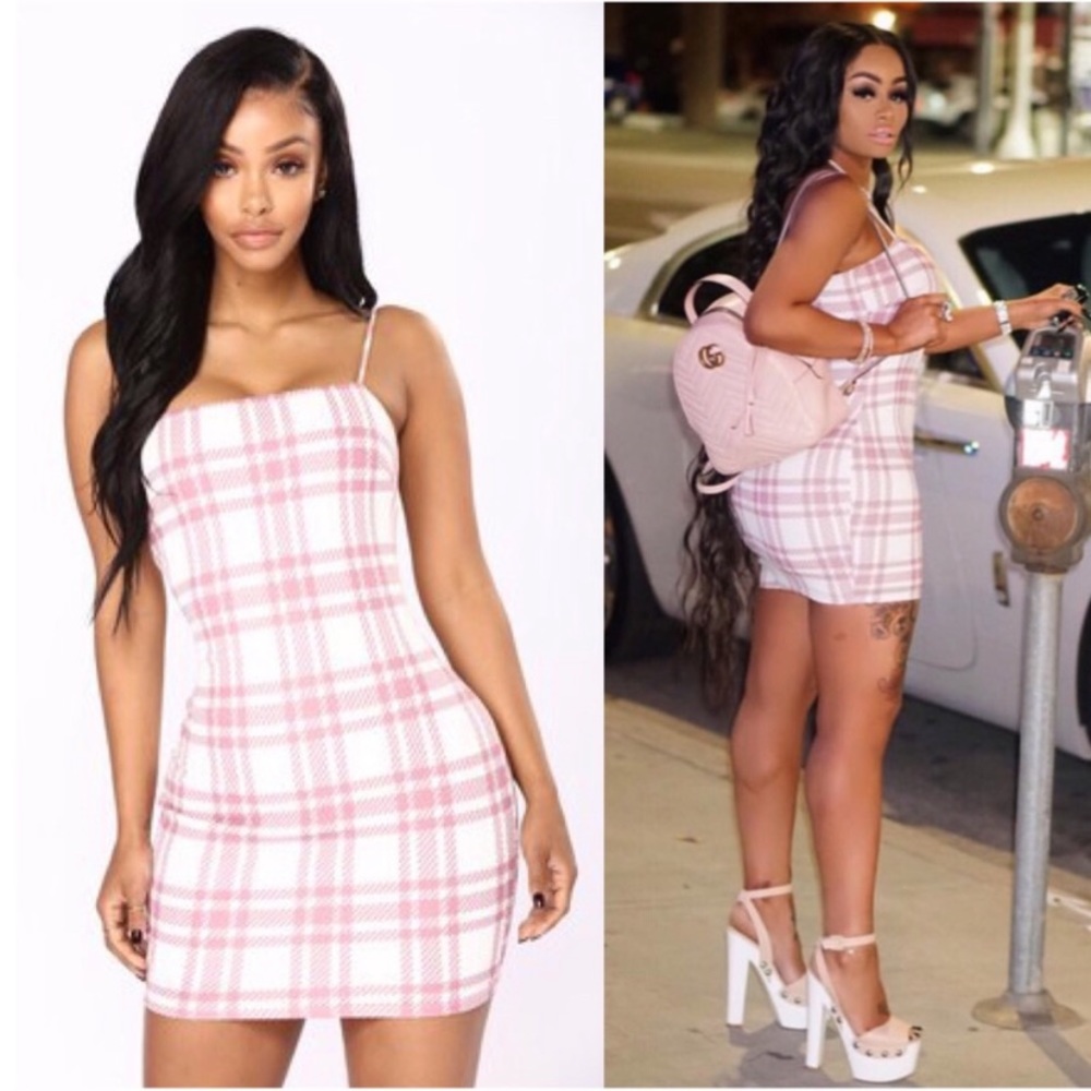 Fashion Nova pretty in pink dress
